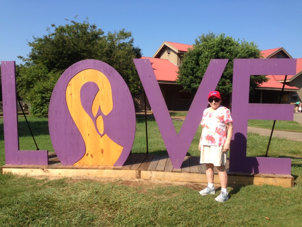 Mom at Maymont 2013